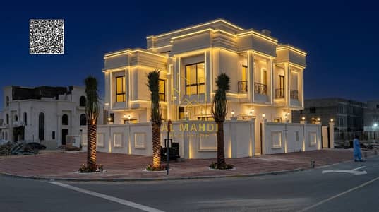 6 Bedroom Villa for Sale in Al Helio, Ajman - Preserve_architecture,_add_night…_202606060145. jpeg 6 Bedroom Villa for Sale in Al Helio, Ajman - Preserve_architecture,_add_night…_202606060145. jpeg