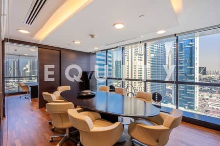 Office for Rent in Jumeirah Lake Towers (JLT), Dubai - High Floor | Exquisitely Furnished | Near Metro Office for Rent in Jumeirah Lake Towers (JLT), Dubai - High Floor | Exquisitely Furnished | Near Metro