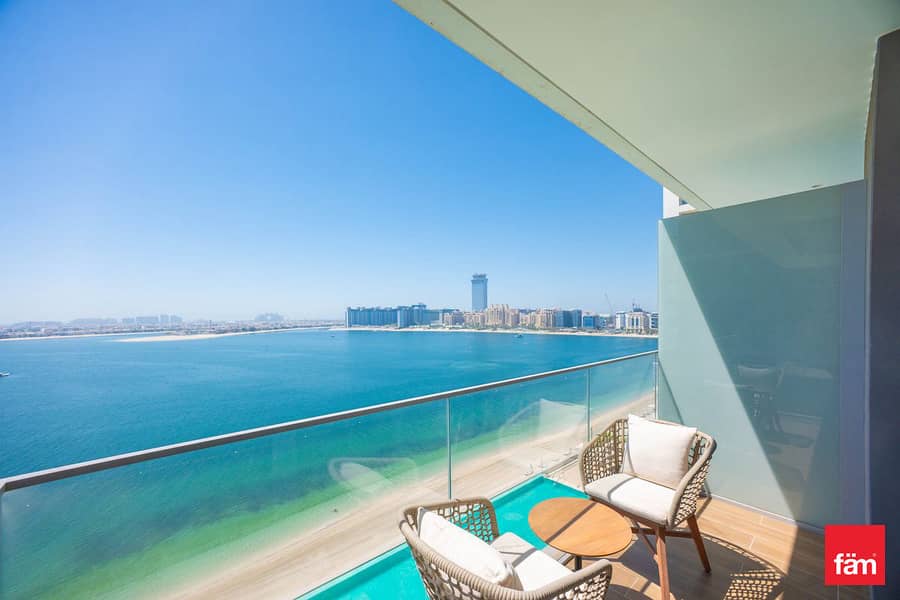 Full Palm Views | Furnished | Private Beach Full Palm Views | Furnished | Private Beach
