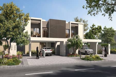 阿尔巴伊亚， 阿布扎比 3 卧室联排别墅待售 - ALDAR_Balghaiylam05_CGI03_StreetView 3BR-LW_02. jpg