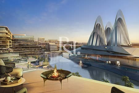 2 Bedroom Flat for Sale in Saadiyat Island, Abu Dhabi - the-grove-louvre-residence-saadiyat-island-abudhabi-community-balcony-view (7). jpg