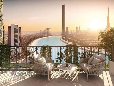 1 Bedroom Flat for Sale in Meydan, Dubai - Untitled1_0002_Riviera Phase4_Balcony View 03. jpg. jpg. jpeg