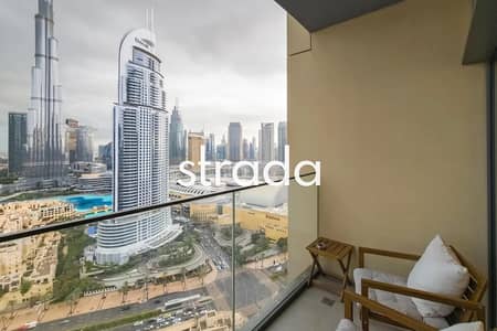 2 Bedroom Flat for Rent in Downtown Dubai, Dubai - Burj Khalifa View | High Floor | Upgraded 2 Bedroom Flat for Rent in Downtown Dubai, Dubai - Burj Khalifa View | High Floor | Upgraded