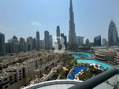 1 Bedroom Apartment for Rent in Downtown Dubai, Dubai - Burj View | With Study | High Floor 1 Bedroom Apartment for Rent in Downtown Dubai, Dubai - Burj View | With Study | High Floor
