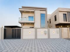 Villa for rent in Al Yasmin, Ajman. 5 bedrooms, living room, majlis, spacious kitchen with maid's room.
