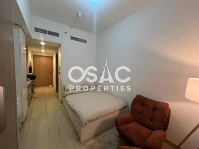 Studio for Rent in Meydan, Dubai - Amazing View | Vacant | High Floor | 4 Cheques