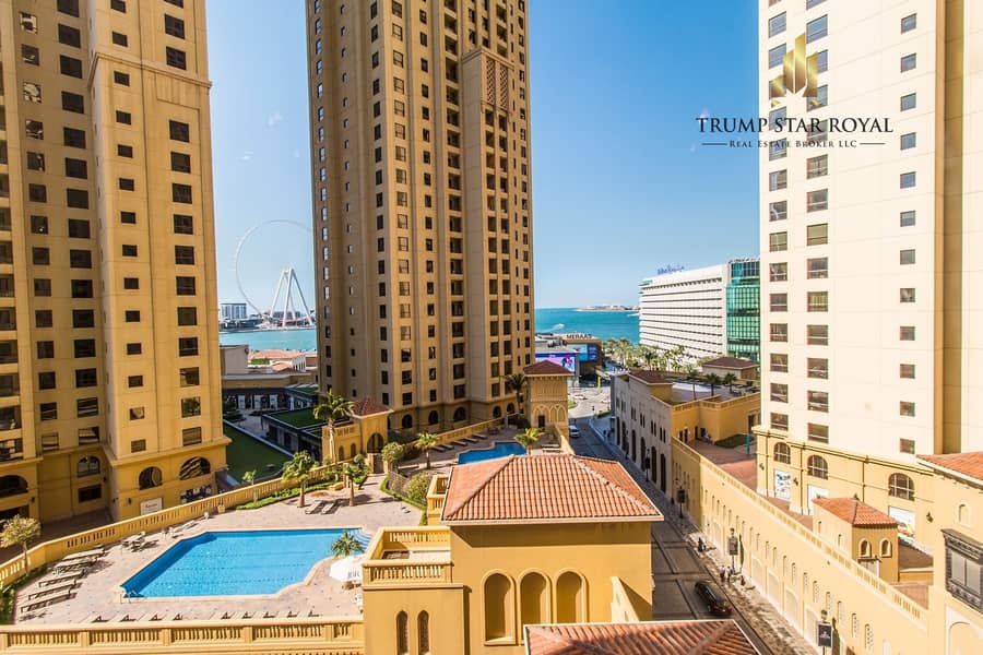 Large 3Br+Maid | Partial Sea View in JBR