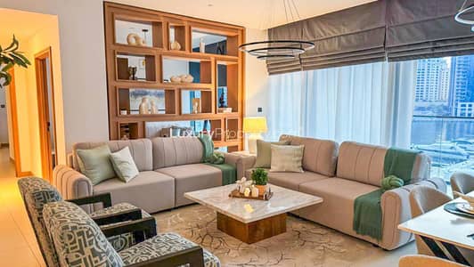 2 Bedroom Flat for Rent in Dubai Marina, Dubai - Fully Furnished | Full Marina Views | Ready