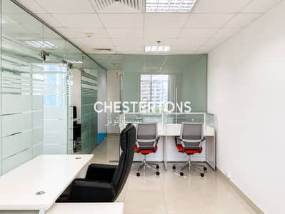 Office for Rent in Business Bay, Dubai - No Agent | Furnished | Canal View | Partitioned
