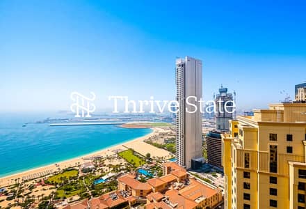 1 Bedroom Apartment for Rent in Jumeirah Beach Residence (JBR), Dubai - Unfurnished | Full Sea View | Vacant Now 1 Bedroom Apartment for Rent in Jumeirah Beach Residence (JBR), Dubai - Unfurnished | Full Sea View | Vacant Now