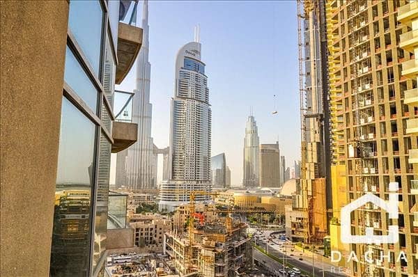 Spacious Furnished 1 Bed / Partial Burj View