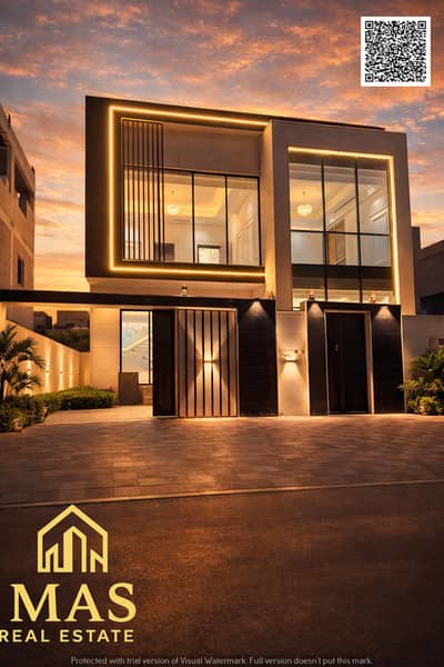 5 Bedroom Villa for Sale in Al Helio, Ajman - Luxury villa golden . png 5 Bedroom Villa for Sale in Al Helio, Ajman - Luxury villa golden . png
