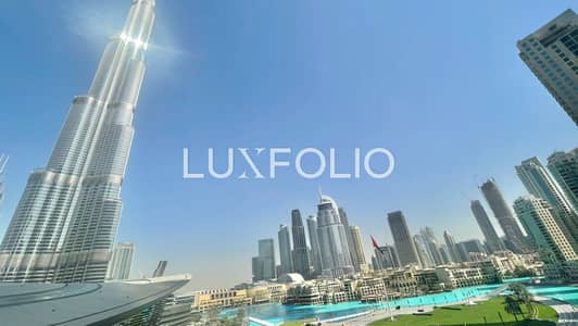 3 Bedroom Flat for Rent in Downtown Dubai, Dubai - Burj Khalifa View | Modern | Unfurnished 3 Bedroom Flat for Rent in Downtown Dubai, Dubai - Burj Khalifa View | Modern | Unfurnished