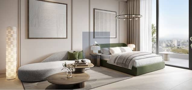 Studio for Sale in Dubai Land Residence Complex (DLRC), Dubai - Studio living. JPG