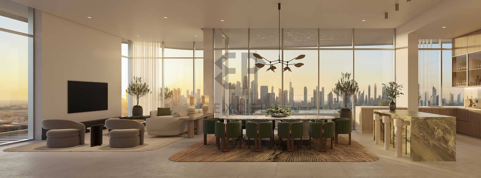 9 Penthouse - Kitchen & Dining. jpeg