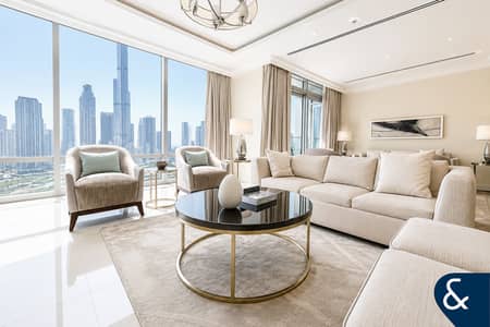 3 Bedroom Flat for Rent in Downtown Dubai, Dubai - 3 Bedroom + Maid | Burj View | Downtown 3 Bedroom Flat for Rent in Downtown Dubai, Dubai - 3 Bedroom + Maid | Burj View | Downtown