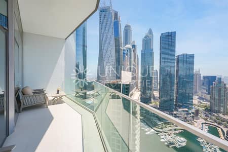 1 Bedroom Apartment for Rent in Dubai Marina, Dubai - Fully Furnished 1BR | High Floor | Marina Views 1 Bedroom Apartment for Rent in Dubai Marina, Dubai - Fully Furnished 1BR | High Floor | Marina Views