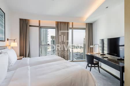 2 Bedroom Flat for Rent in Dubai Creek Harbour, Dubai - Burj Khalifa and Sea Views | Furnished and Corner