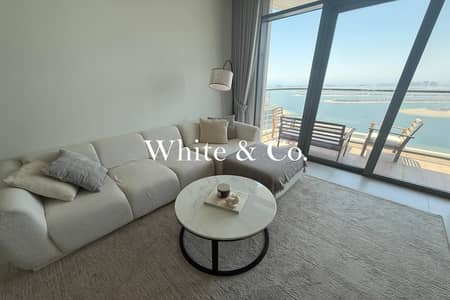 1 Bedroom Flat for Rent in Dubai Harbour, Dubai - High Floor | Palm Views | Vacant Now