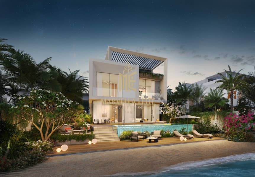 8 Villa_02 Rear view Night. jpg