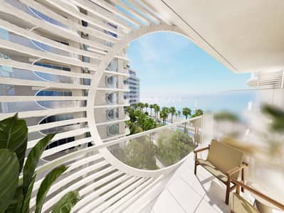 1 Bedroom Apartment for Sale in Fahid Island, Abu Dhabi - Beachfront Living Apt | Partial Pool + Sea View |