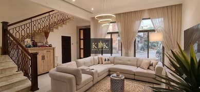 Furnished 4BR Townhouse | Le Grand Chateau JVC | Multiple Living Areas