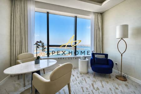 Studio for Rent in Palm Jumeirah, Dubai - High Floor | Full Sea View | Furnished