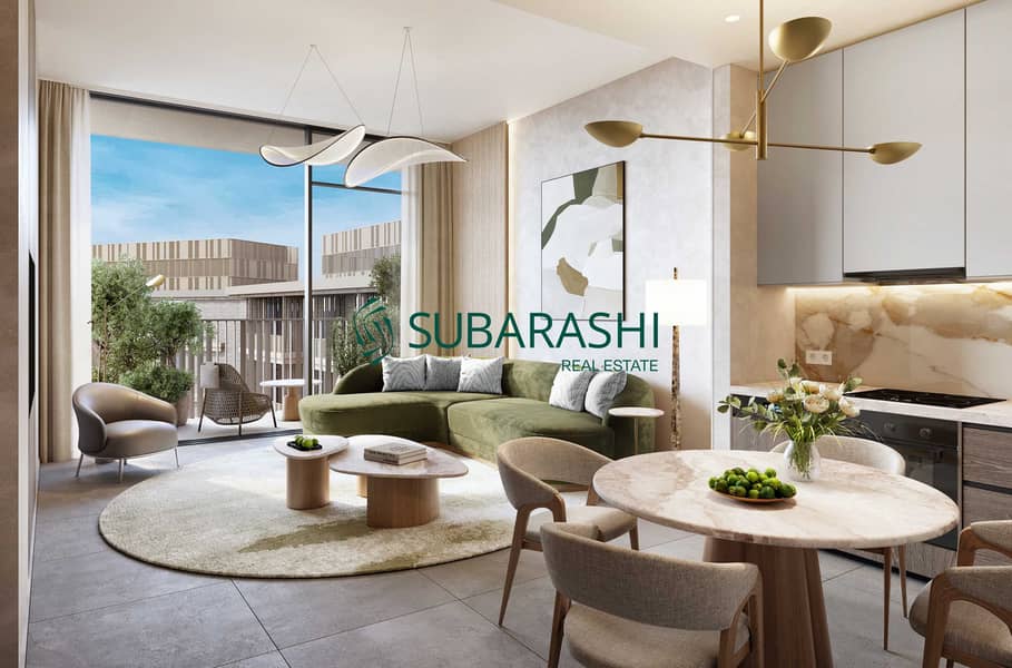 6 1BR - Kitchen and Living. jpg