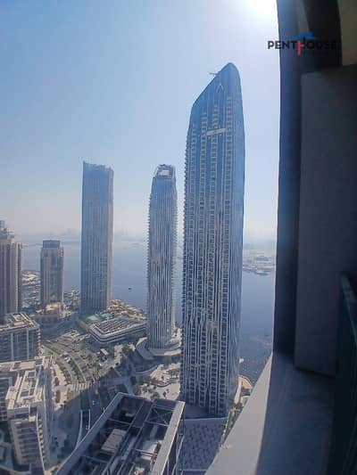 2 Bedroom Apartment for Rent in Dubai Creek Harbour, Dubai - Park and Sea View | Spacious 2bhk | High Floor