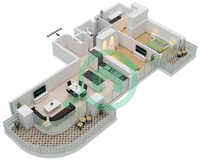 Seapoint Tower 2 - 2 Bedroom Apartment Unit 3 FLOOR 40 Floor plan Seapoint Tower 2 - 2 Bedroom Apartment Unit 3 FLOOR 40 Floor plan