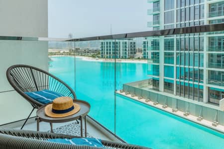 1 Bedroom Apartment for Rent in Mohammed Bin Rashid City (MBR City), Dubai - Lagoon and Burj Khalifa View | Furnished 1 BHK | Best Layout 1 Bedroom Apartment for Rent in Mohammed Bin Rashid City (MBR City), Dubai - Lagoon and Burj Khalifa View | Furnished 1 BHK | Best Layout