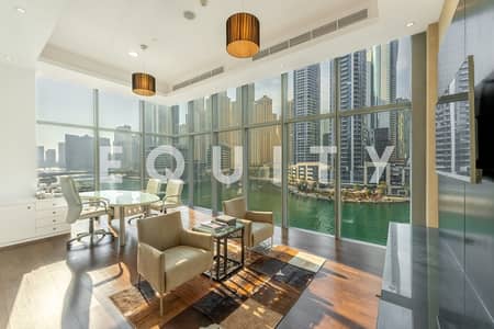 Office for Rent in Dubai Marina, Dubai - Private Floor | Full Marina View | Grade A