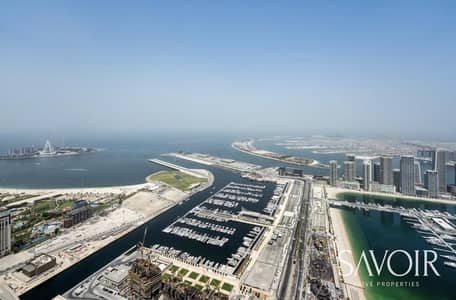 4 Bedroom Flat for Rent in Dubai Marina, Dubai - Maid room | Furnished and Upgraded | Palm Views 4 Bedroom Flat for Rent in Dubai Marina, Dubai - Maid room | Furnished and Upgraded | Palm Views