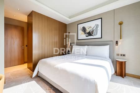 2 Bedroom Apartment for Rent in Downtown Dubai, Dubai - High Floor Apt | Fully Furnished | Sea View