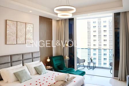 Studio for Rent in Business Bay, Dubai - Burj Khalifa View | Vacant | Fully Furnished