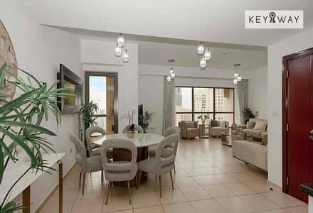 2 habitaciones Apartamento para en Alquiler en Jumeirah Beach Residence (JBR), Dubai - Apartamento en Jumeirah Beach Residence (JBR)，Rimal，Rimal 1, 2 dormitorios, 149999 AED - 15350570