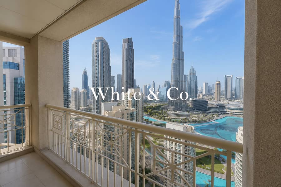 High Floor | Vacant July | Fountain & Burj High Floor | Vacant July | Fountain & Burj