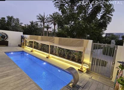4 Bedroom Townhouse for Rent in Tilal Al Ghaf, Dubai - Luxury 4-Bedroom Townhouse with Private Pool | Landscaped Unit | Elan, Tilal Al Ghaf | 4 Bed + Maid 4 Bedroom Townhouse for Rent in Tilal Al Ghaf, Dubai - Luxury 4-Bedroom Townhouse with Private Pool | Landscaped Unit | Elan, Tilal Al Ghaf | 4 Bed + Maid