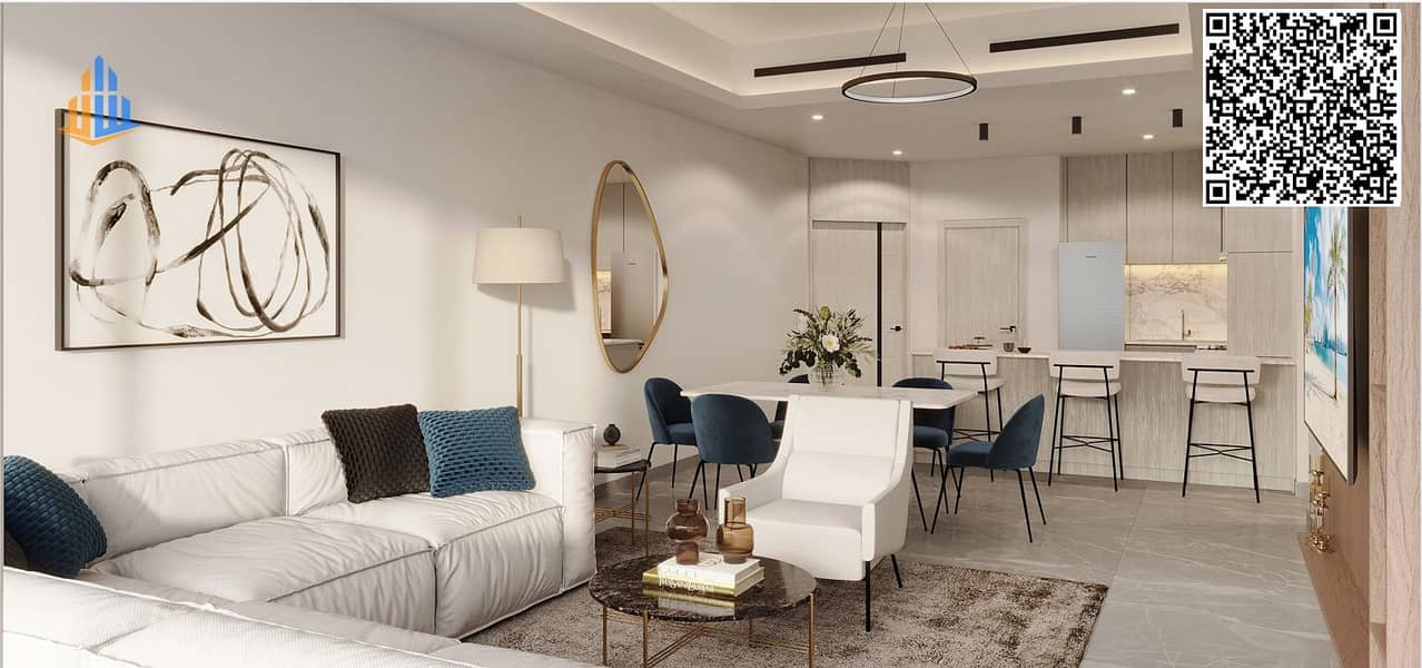 **One-bedroom apartment for sale in Ajman | Azha Al Amer project | Ready in 3 months | Installments until 2030 | 991 sq ft | Attractive down payment** - Image 5