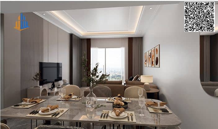 **One-bedroom apartment for sale in Ajman | Azha Al Amer project | Ready in 3 months | Installments until 2030 | 991 sq ft | Attractive down payment** - Image 6