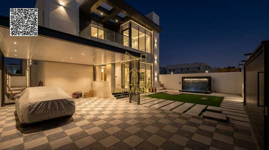 فیلا 5 غرف نوم للبيع في المويهات، عجمان - Luxury_villa_nighttime_scene_202605290630. jpeg