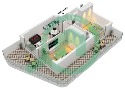 ELO - 2 Bedroom Apartment Type B2 Floor plan