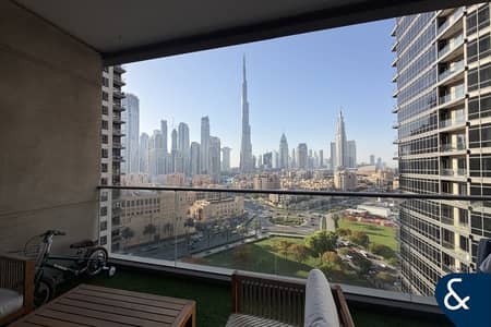 2 Bedroom Apartment for Rent in Downtown Dubai, Dubai - Unfurnished | Burj View | Spacious Layout 2 Bedroom Apartment for Rent in Downtown Dubai, Dubai - Unfurnished | Burj View | Spacious Layout