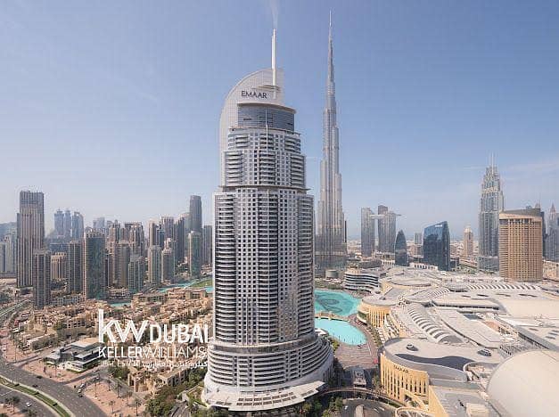 Burj and Fountain Views | High Floor | Unfurnished Burj and Fountain Views | High Floor | Unfurnished