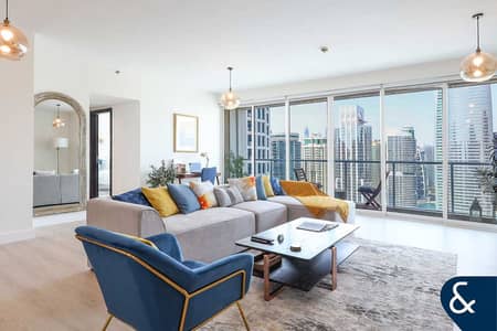 2 Bedroom Apartment for Rent in Jumeirah Lake Towers (JLT), Dubai - 2 Bed + Maid’s | High Floor | Furnished
