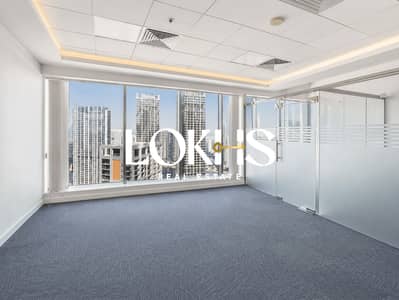 Office for Rent in Business Bay, Dubai - HIGH FLOOR | FITTED | CANAL VIEW Office for Rent in Business Bay, Dubai - HIGH FLOOR | FITTED | CANAL VIEW