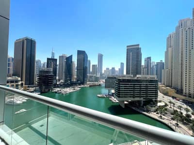 فلیٹ 1 غرفة نوم للايجار في دبي مارينا، دبي - Balcony view. jpg