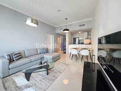 1 Bedroom Flat for Rent in Dubai Marina, Dubai - Fully Furnished | Palm View | Large Balcony