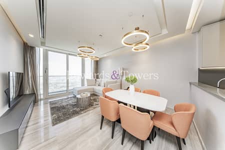 2 Bedroom Apartment for Rent in Dubai Media City, Dubai - Furnished | Maid Room | Golf Course View