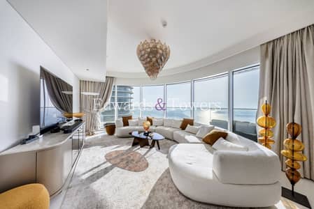 Appartement de 3 chambres à à louer à Dubai Harbour, Dubai - Appartement à Dubai Harbour，Emaar Beachfront，Grand Bleu Towers，Grand Bleu Tower 1, 3 chambres, 600000 AED - 15237483